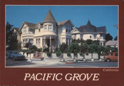 Victorian Mansions Pacific Grove California Postcard