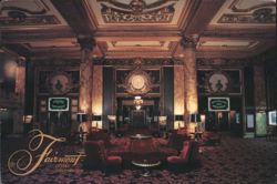 Fairmont Hotel Lobby - Nob Hill, San Francisco Postcard
