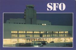 SFO New International Terminal San Francisco Airport Postcard