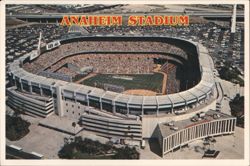 Anaheim Stadium, Home of California Angels & L.A. Rams Postcard