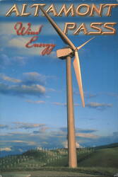 Altamont Pass Wind Energy Postcard