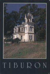 Lyford House Victorian Architecture, Tiburon CA Postcard