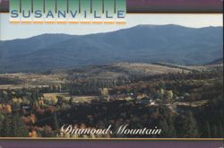 Diamond Mountain Overlook, Susanville, CA Postcard