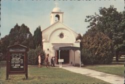 NAS Moffett Field Chapel, Mission-Style Architecture Postcard