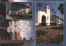 Union Station, Los Angeles, California Postcard