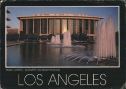 Music Center - Dorothy Chandler Pavilion, Los Angeles Postcard