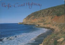 Pacific Coast Highway, California Coastline Postcard