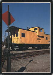 Santa Maria Valley Railroad Caboose 210, California Postcard