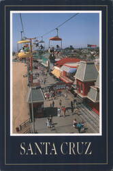Santa Cruz Beach Boardwalk Skyride Postcard