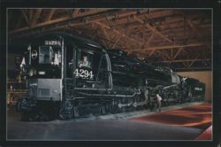 Southern Pacific No. 4294 Cab-Forward Locomotive, Sacramento Postcard