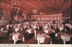 Crown Room, Hotel Del Coronado Postcard
