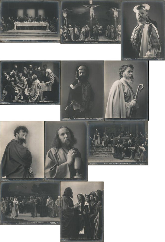 Set of 11 Original Photos Oberammergau Passion Play 1910