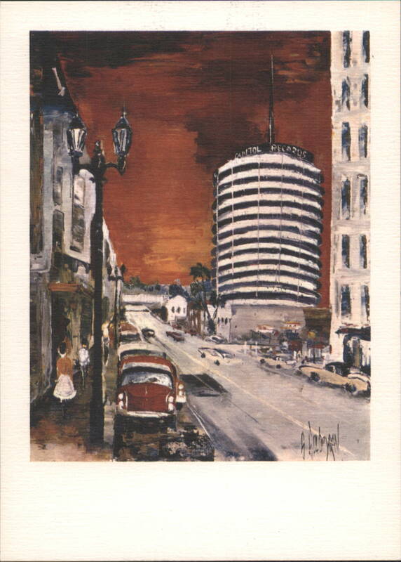Capitol Tower at Hollywood & Vine, Los Angeles California