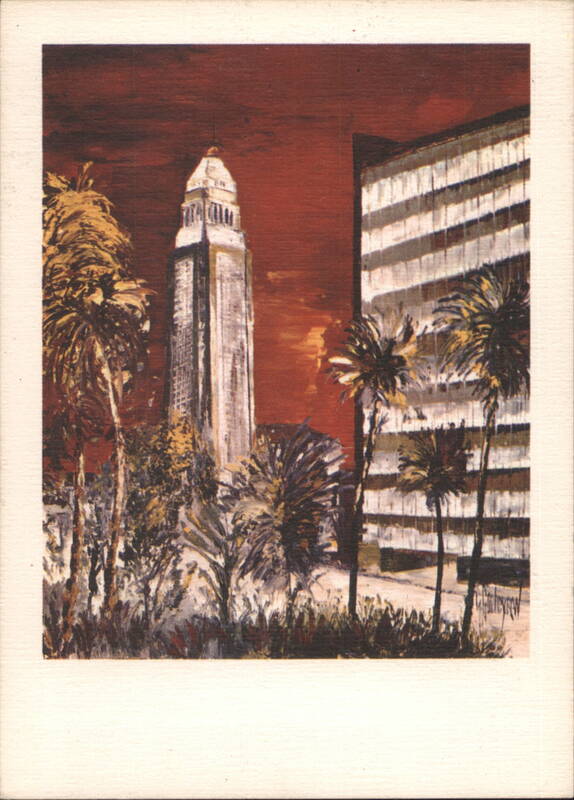 Los Angeles City Hall & Downtown Skyline California