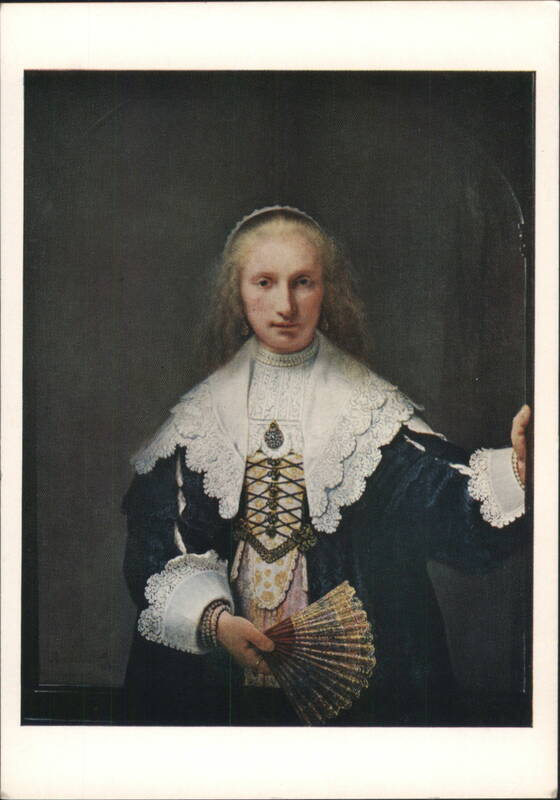 Rembrandt, The Lady with a Fan, Portrait of Agatha Bas