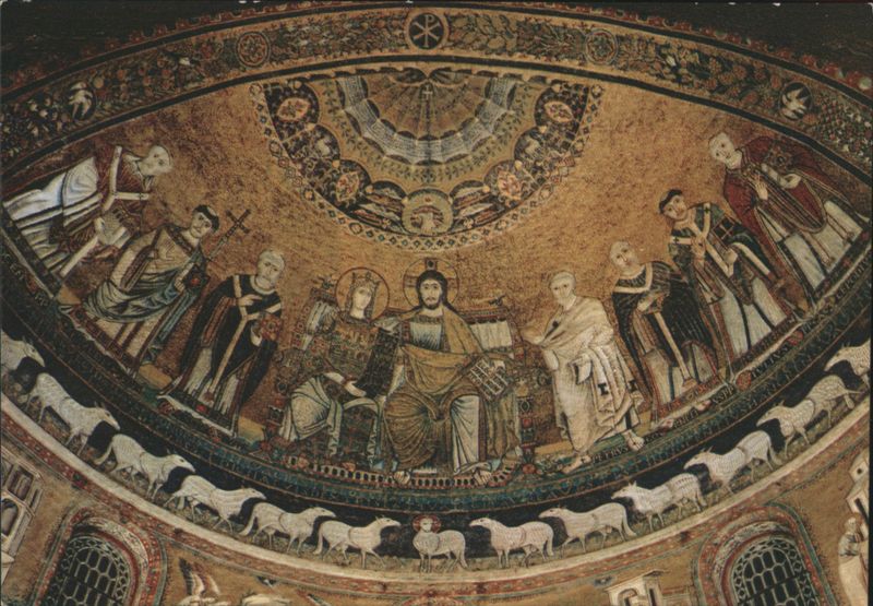 Mosaic of the Apse, Santa Maria in Trastevere, Rome ROMA Italy