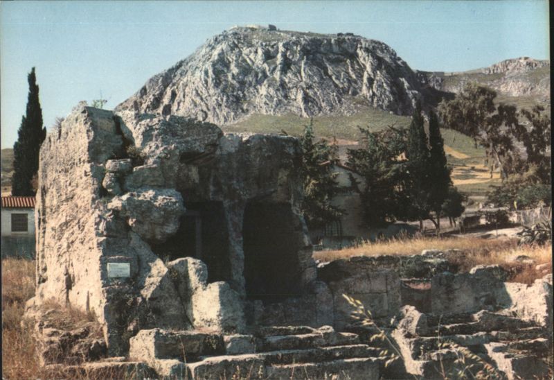 Corinth Ancient: The Fountain of Glauke Greece Greece, Turkey, Balkan States