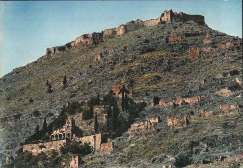 Mistras, The Pantanassa & Fortress of Villehardouin Greece