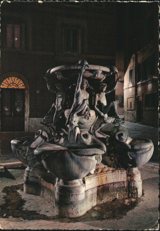 Fontana delle Tartarughe - Rome at Night Italy