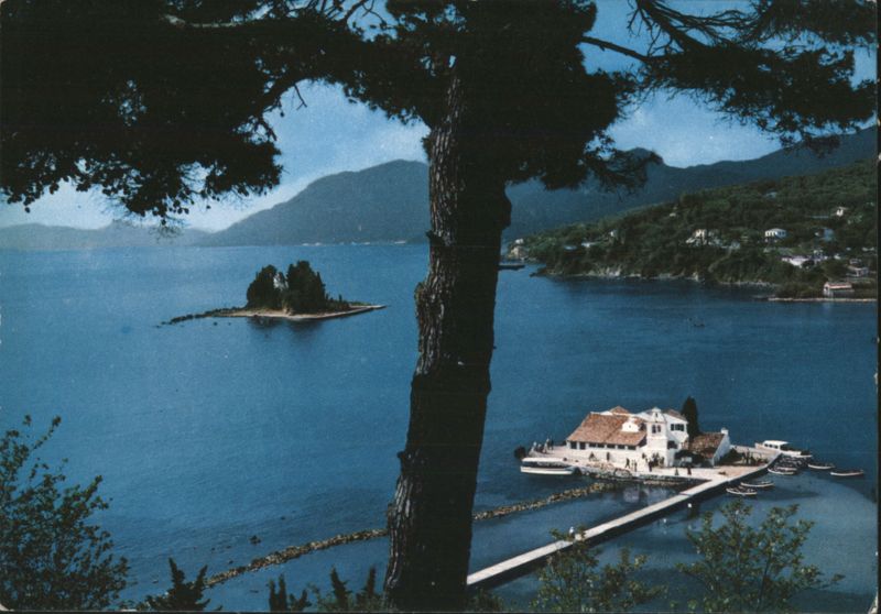 Corfu, Greece - Vlacherna Monastery & Pontikonisi Island