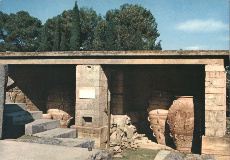 Knossos Stores of Gigantic Jars Greece Jean TRIMBOLI