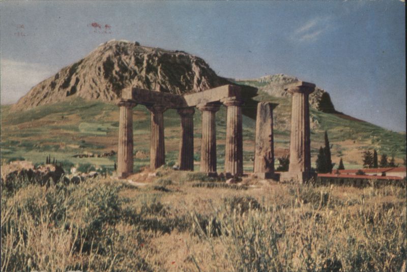 Temple of Apollo, Palaia Corinthos Greece Greece, Turkey, Balkan States