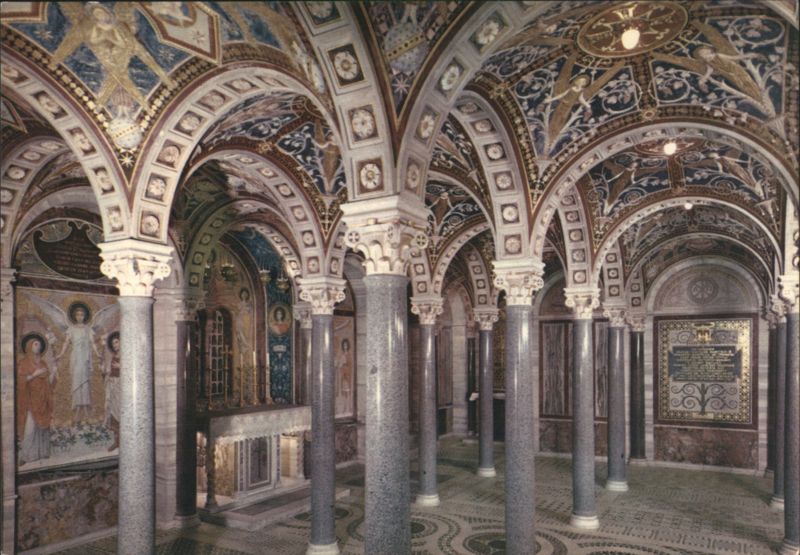 Basilica of Saint Cecilia Crypt, Roma Italy