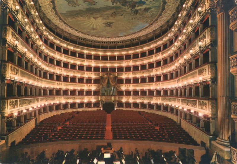 Teatro San Carlo Interior, Naples, Italy