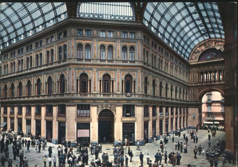Galleria Umberto I Interior, Napoli, Italy M. Manzari