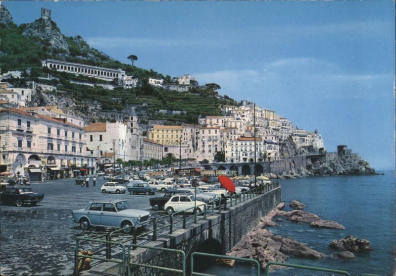 Amalfi Panorama, Coastal Town View Italy