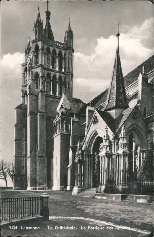 Lausanne Cathedral, Apostles' Portico Switzerland
