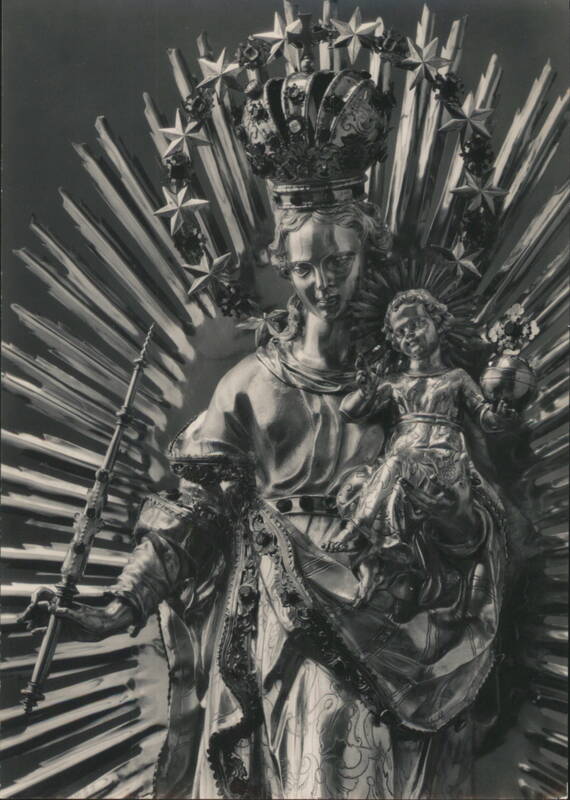 Silver Maria mit Kind, J. L. Saler, Augsburg Master, Zürich Switzerland