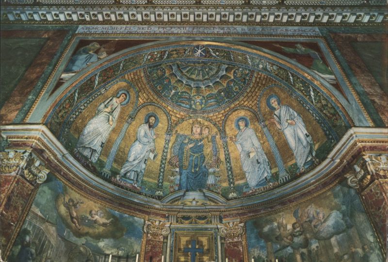 Basilica S. Maria Nova, S. Francesca Romana Mosaics Rome Italy