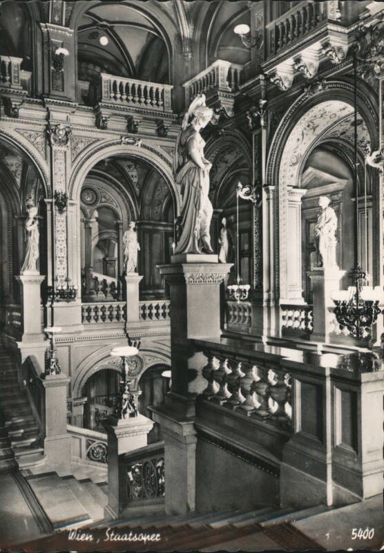 Vienna State Opera Grand Staircase Interior Wien Austria