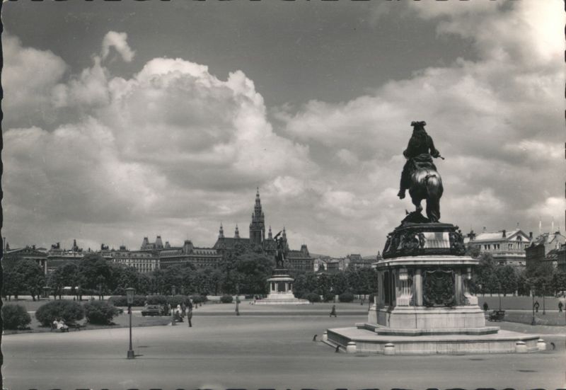 Vienna Heldenplatz, Prince Eugene Monument, Rathaus Austria