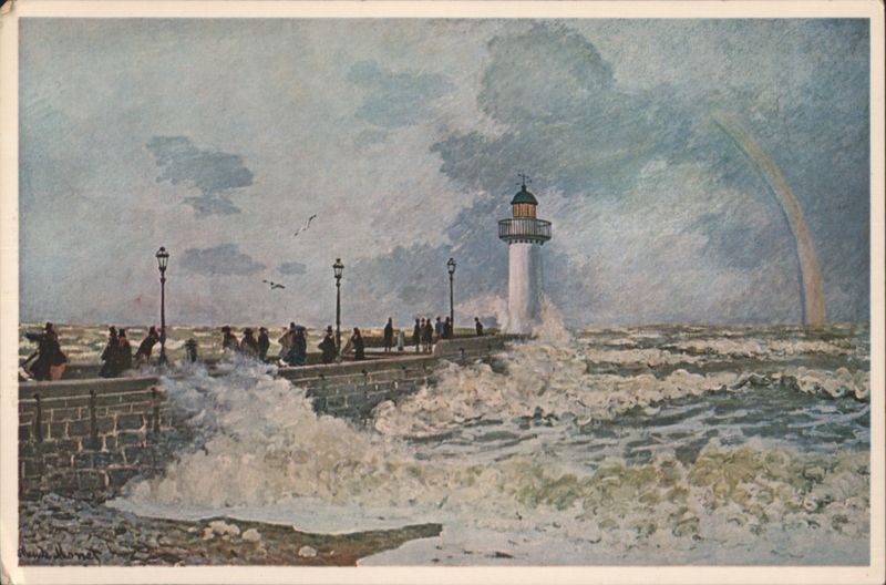 Claude Monet, The Jetty at Le Havre, 1868 France