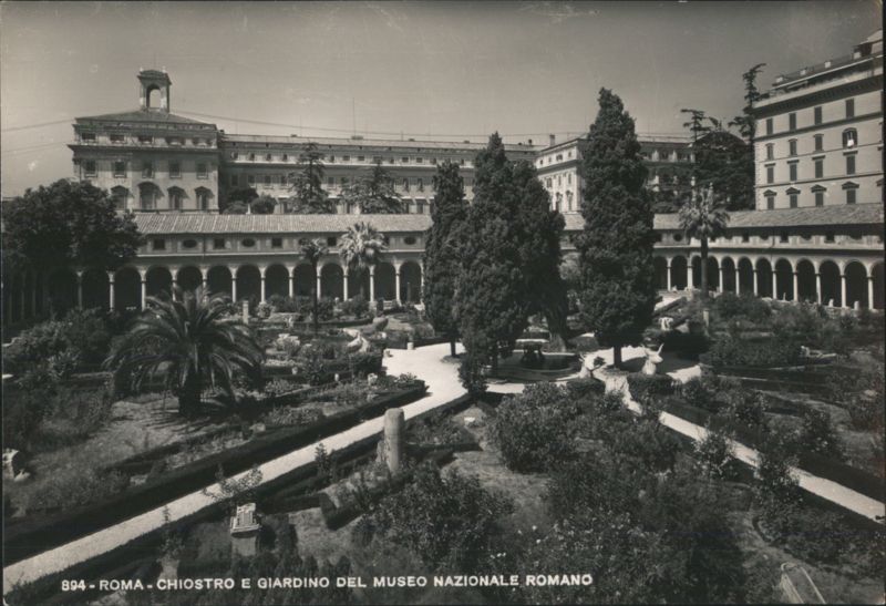 Cloister & Garden, National Roman Museum, Rome Italy