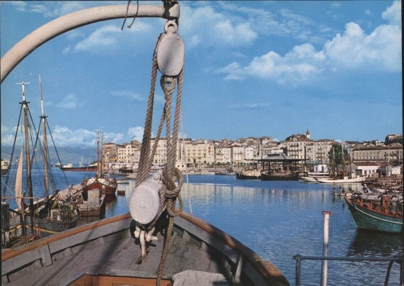 Corfu Old Harbor Boats Cityscape Greece Greece, Turkey, Balkan States
