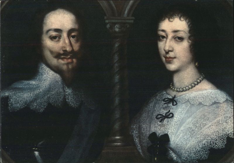 Charles I & Henrietta of France, Van Dyck, Pitti Gallery