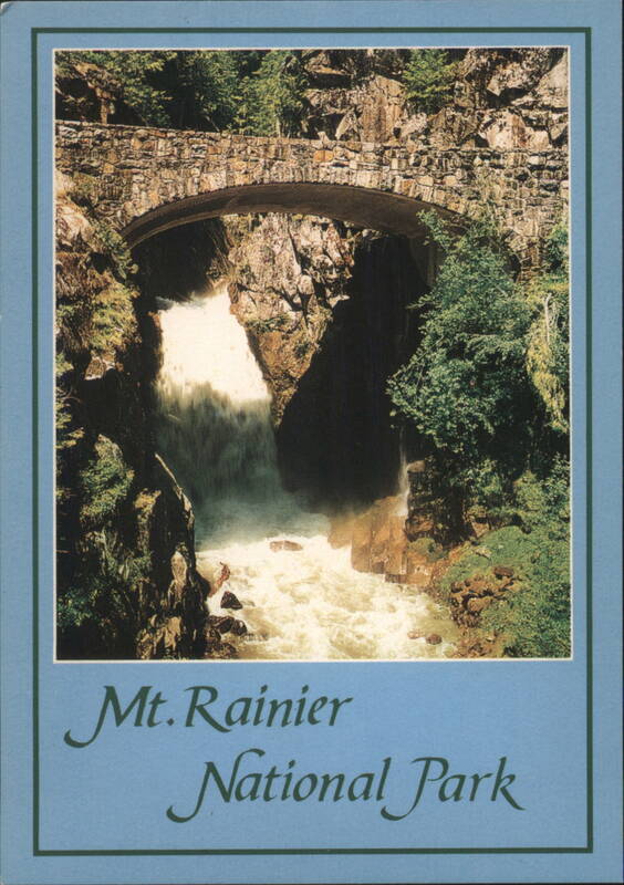 Christine Falls Stone Bridge, Mt. Rainier National Park Washington