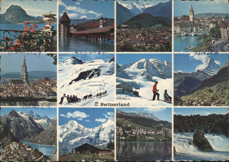 Switzerland Mountain Lake City Views