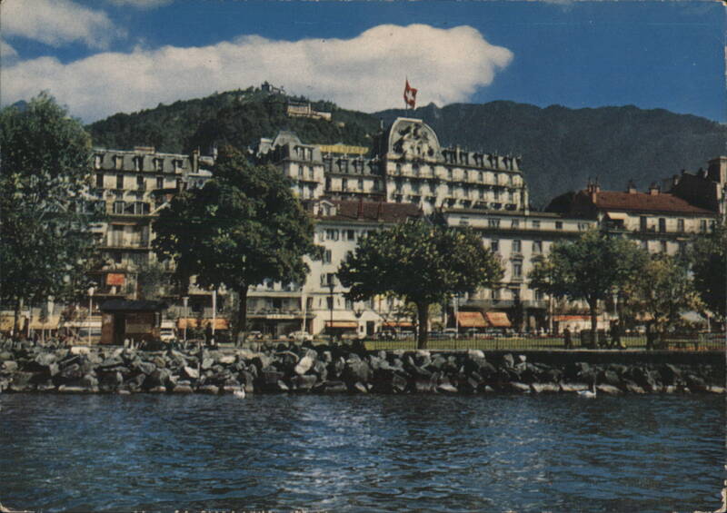 Grand Hotel Suisse, Lake Geneva, Montreux, Switzerland