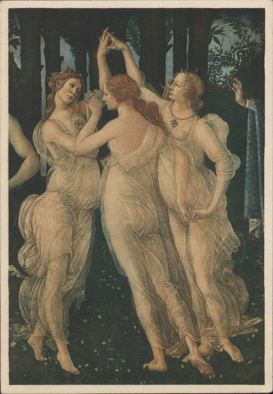 Sandro Botticelli - Le Tre Grazie (Particolare) Women