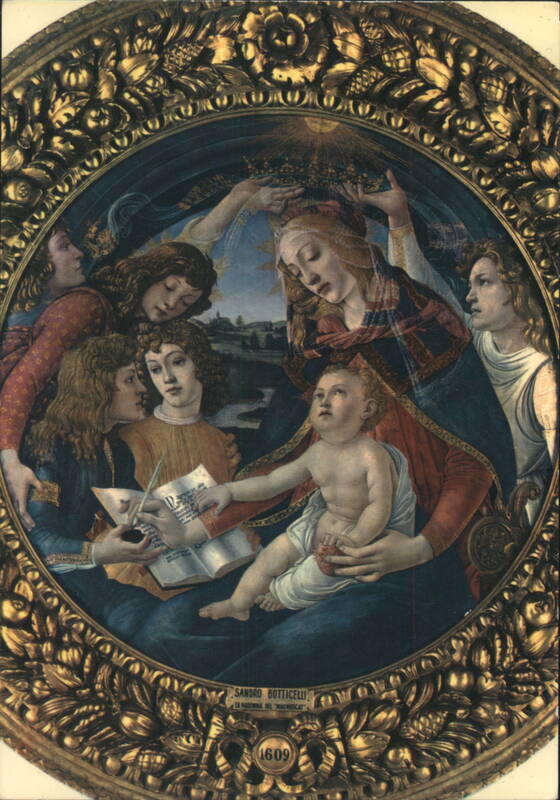 Sandro Botticelli - La Madonna del Magnificat Sandro Botticelli (Alessandro di Mariano Filipepi, detto)