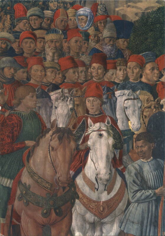The Journey of the Magi (detail) by B. Gozzoli Florence Italy