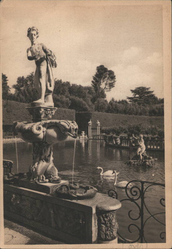 Boboli Gardens, Isolotto Basin Fountain, Florence Italy