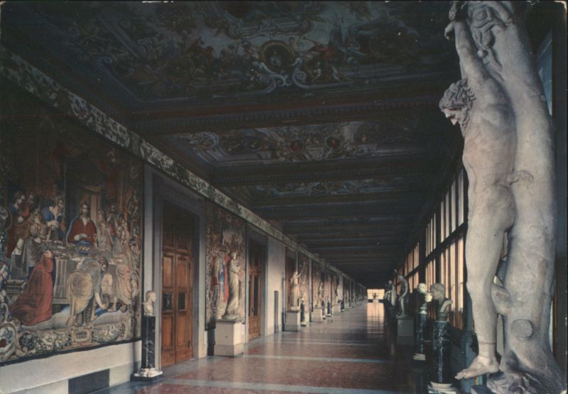 Galleria degli Uffizi, Third Corridor Firenze Italy