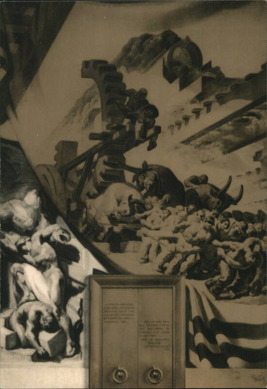 Palais des Nations, J.-M. Sert Mural, Geneva Switzerland