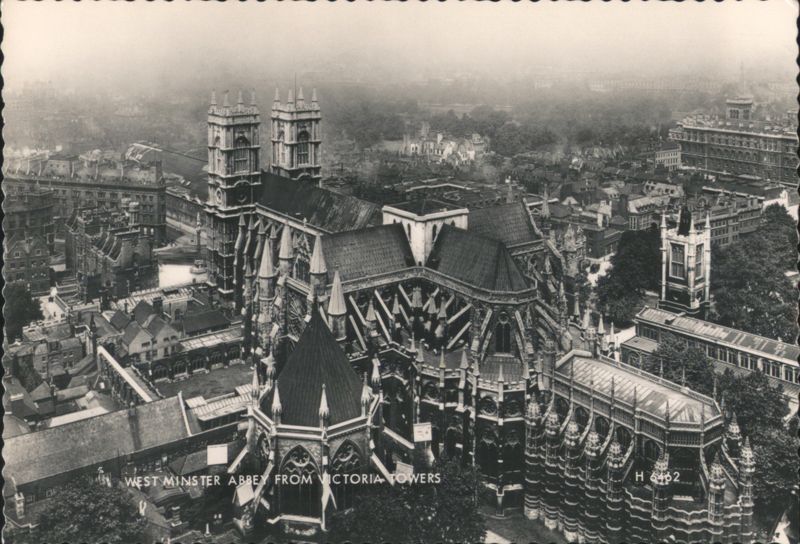 Westminster Abbey from Victoria Towers London United Kingdom