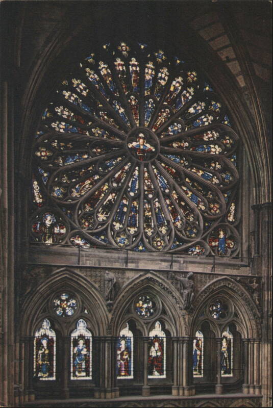 Westminster Abbey Rose Window, South Transept London England